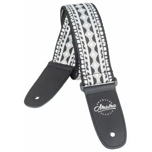 Amumu Hootenanny Embroidery Cotton Strap Black & White kép