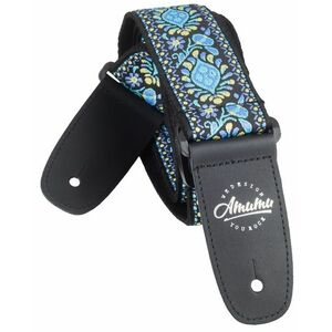 Amumu Hippie Embroidery Cotton Strap Blue kép