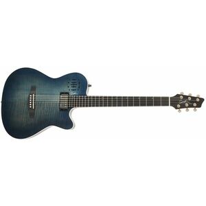 Godin A 6 ULTRA Denim Blue Flame kép