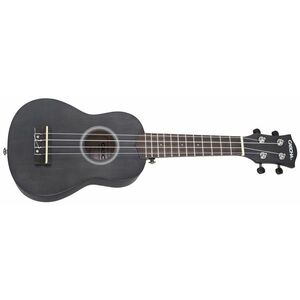 Cascha HH 3960 Soprano Ukulele Black Set kép