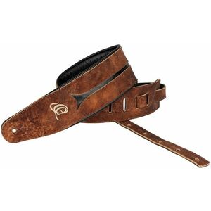 Ortega OSBS-1 Bass Leather Strap - Chestnut Tree kép
