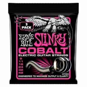 Ernie Ball 3723 Cobalt Super Slinky 3-Pack kép