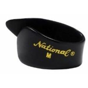 D'Addario National Celluloid Thumb Picks, Medium Black - 4 pack kép