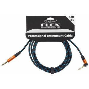 Tanglewood Flex Cable Blue/Black 3 m Angled kép