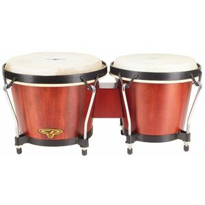 Latin Percussion Traditional Dark Wood Bongos kép
