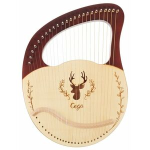 Cega Lyre Harp 24 String Coffee kép