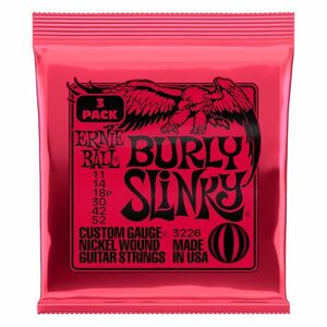 Ernie Ball 3226 Nickel Wound Strings Burly Slinky 3 Pack kép