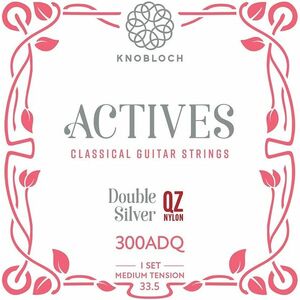 Knobloch ACTIVES Double Silver QZ Nylon Medium Tension 33.5 kép