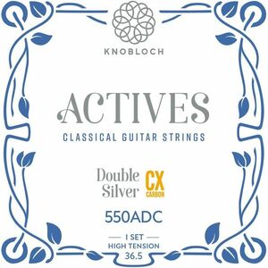 Knobloch ACTIVES Double Silver CX Carbon High 550 Tension 36.5 kép