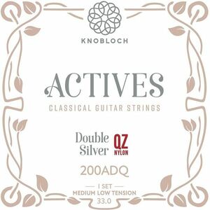 Knobloch ACTIVES Double Silver QZ Nylon Medium-Low Tension 33.0 kép