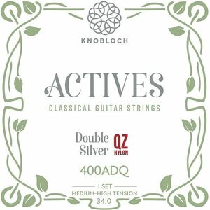 Knobloch ACTIVES Double Silver QZ Nylon Medium-High Tension 34.0 kép