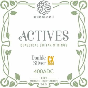 Knobloch ACTIVES Double Silver CX Carbon Medium-High Tension 34.0 kép