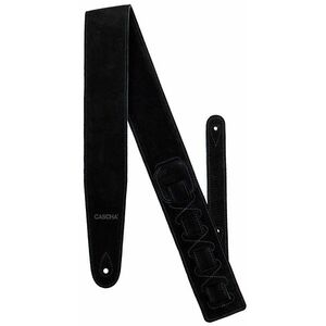 Cascha CGS-SL1 Guitar Strap Leather Standard Black kép