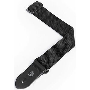 D'Addario Polypropylene Ukulele Strap Black kép