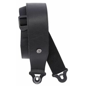 D'Addario Comfort Leather Auto Lock Guitar Strap Black kép