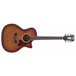 D'Angelico Premier Gramercy Grand Auditorium CE Caramel Burst (kicsoma kép