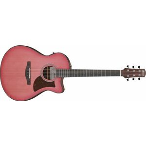 Ibanez AAM50CE Coral Red Burst kép