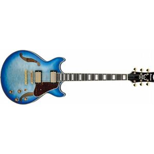 Ibanez AM93QMB Jet Blue Burst kép