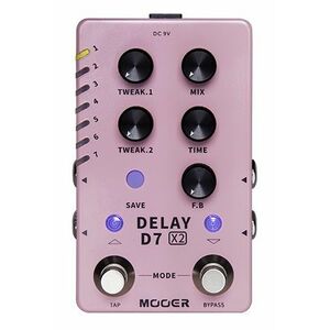 Mooer D7 X2 Delay kép