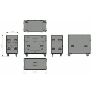 Razzor Cases Case pro L-Acoustics K3 rigging kép