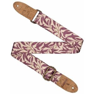 Cascha CUS-VC4 Ukulele Strap Vegan Cork Mauve Leaves kép