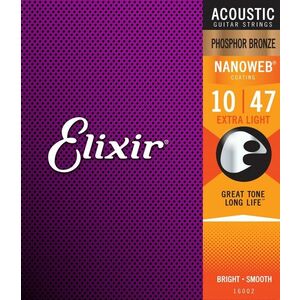 Elixir Nanoweb Phosphor Bronze Extra Light kép