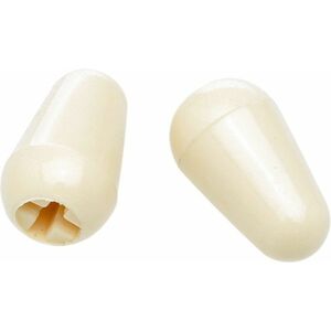 Fender Stratocaster Switch Tips, Aged White kép