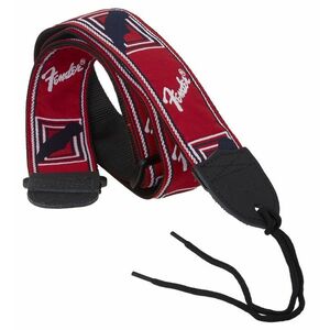 Fender Monogramm Strap Red-White-Blue kép