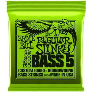 Ernie Ball 2836 Regular Slinky Nickel Wound 5-String Electric Bass 45- kép