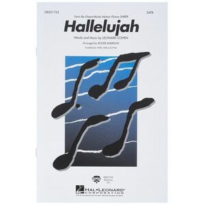 MS Leonard Cohen Hallelujah (SATB) kép