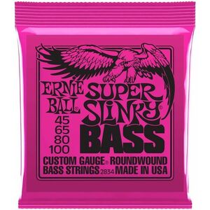 Ernie Ball 2834 Super Slinky Nickel Wound Electric Bass 45-100 kép