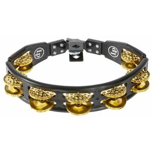 Latin Percussion Cyclops Tambourine Dimpled Brass Jingle kép