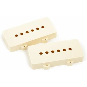 Fender Jazzmaster Pickup Covers, Aged White kép