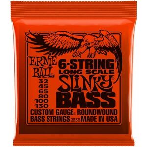 Ernie Ball 2838 Slinky Nickel Wound Long Scale 6-String Electric Bass kép
