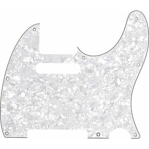Fender Pickguard, Telecaster, 8-Hole Mount, White Pearl, 4-Ply kép