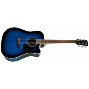 Ibanez PF15ECE Transparent Blue Sunburst kép