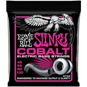 Ernie Ball 2734 Super Slinky Cobalt Electric Bass 45-100 kép