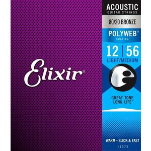 Elixir Polyweb 80/20 Bronze Light-Medium kép