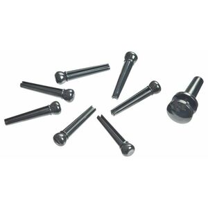 D'Addario Plastic Bridge Pins Black kép