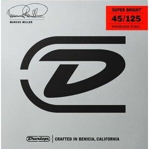 Dunlop MARCUS MILLER SUPER BRIGHT BASS STRINGS SET/5 kép