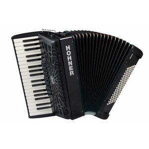 Hohner Bravo III 96 black Silent Key kép