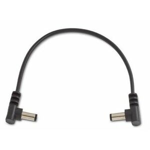Rockboard Flat Power Cable - Black 15 cm / 5, 9 angled/angled kép