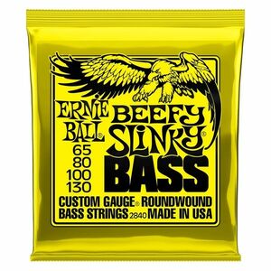Ernie Ball 2840 Beefy Slinky Nickel Wound Electric Bass 65-130 kép