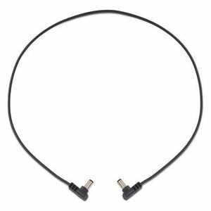 Rockboard Flat Power Cable - Black 60 cm / 23, 62 angled/angled kép