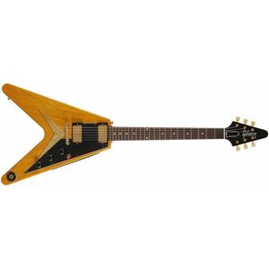Gibson Custom Shop 1958 Korina Flying V Black Pickguard Natural kép