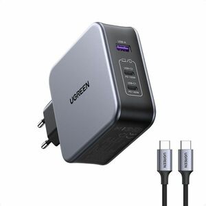 Ugreen Quick Charger 90549 with C/C cable 2 m, USB-A+2*USB-C 140W GaN kép