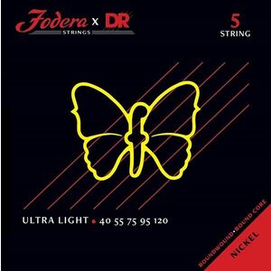 DR Strings Fodera Nickel 5 Ultra Light 40120 kép