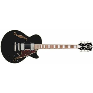 D'Angelico Premier SS Solid Black kép