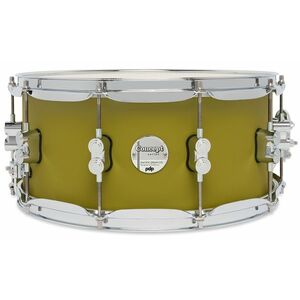 PDP 14" x 6, 5" Concept Maple Satin Olive CR HW 6.5x14 kép
