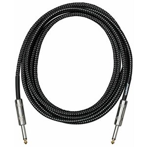 Cascha Standard Line Guitar Cable Straight Black Tweed 9m kép